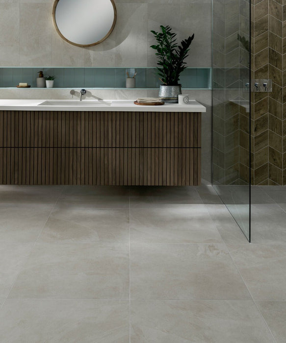 Enis™ Ivory Slate Tile (59.8cm x 59.8cm)