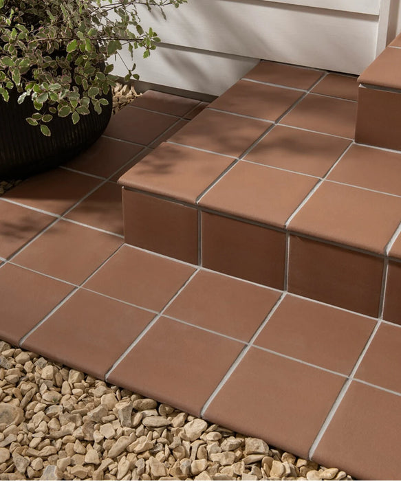 Quarry Bullnosed Red Tile