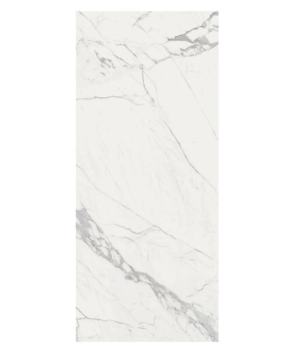 Grande Marble Effect Statuario Porcelain Panel (120cm x 278cm)