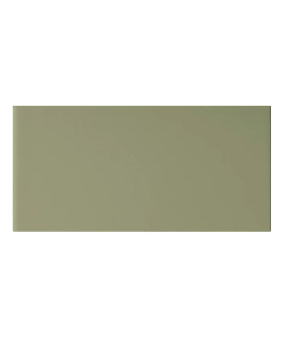 Matrix® Olive Green Matt Tile (9.8cm x 19.8cm)