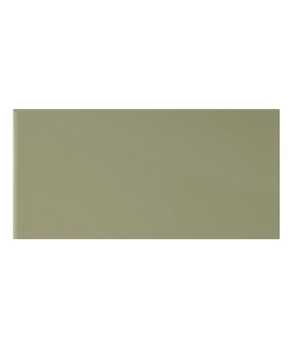 Matrix® Olive Green Gloss Tile (9.8cm x 19.8cm)