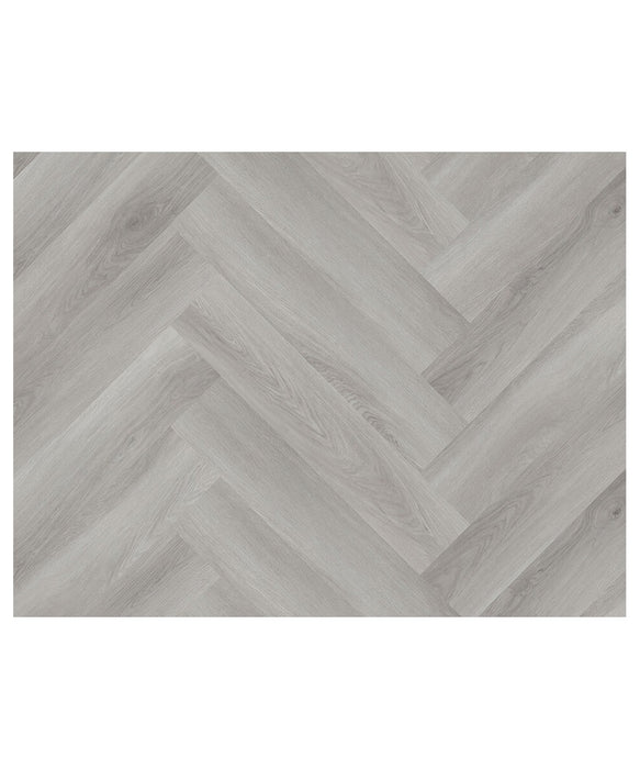 Box of Pronto™ Marston Grey Herringbone Luxury Vinyl Tile