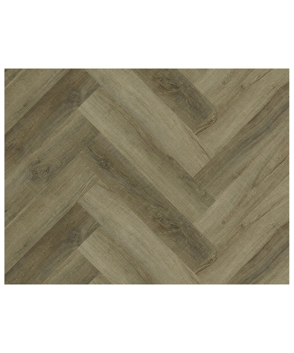 Box of Pronto™ Carrick Oak Herringbone Luxury Vinyl Tile