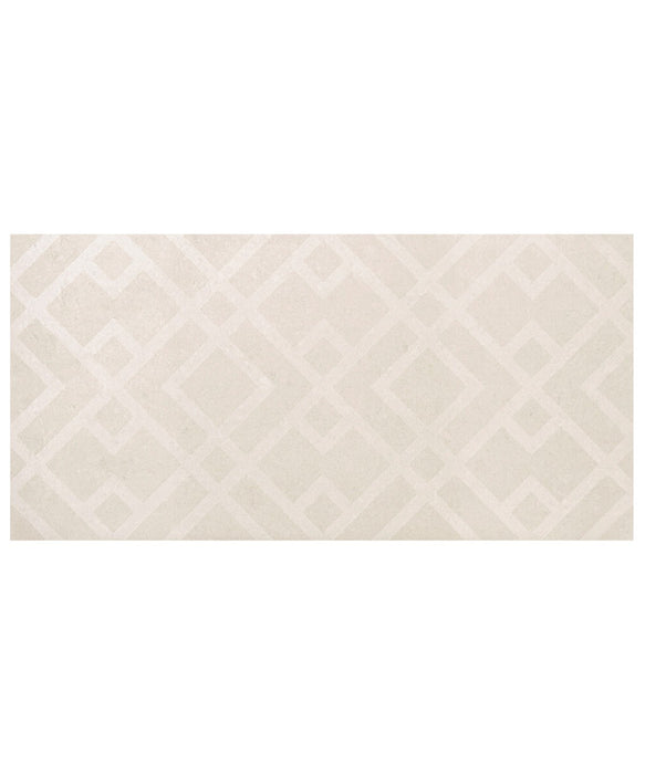 Regal® Vanilla Etched Geo Tile (29.9cm x 60cm)