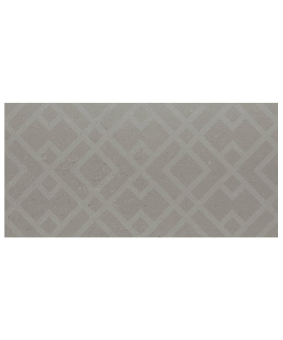 Regal® Grey Etched Geo Tile (29.9cm x 60cm)