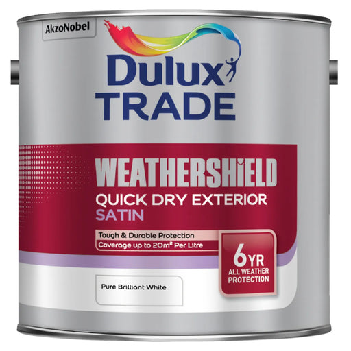 Dulux Trade Weathershield QD Exterior Satin PBW