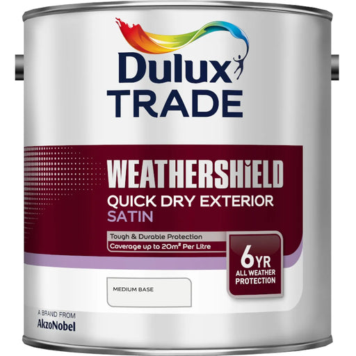  Dulux Trade Weathershield QD Exterior Satin Tinted Colour