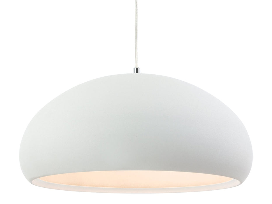 Costa Pendant -  Rough Sand White