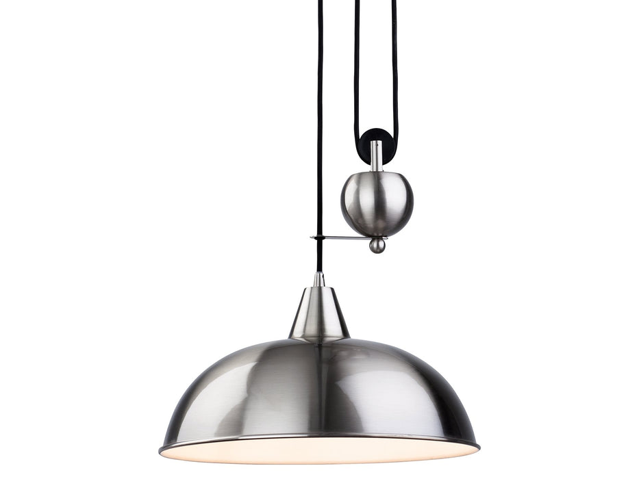 Century Rise & Fall Pendant - Brushed Steel