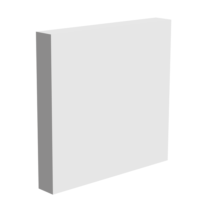 95mm Square MDF Skirting Board - Primed or Unprimed