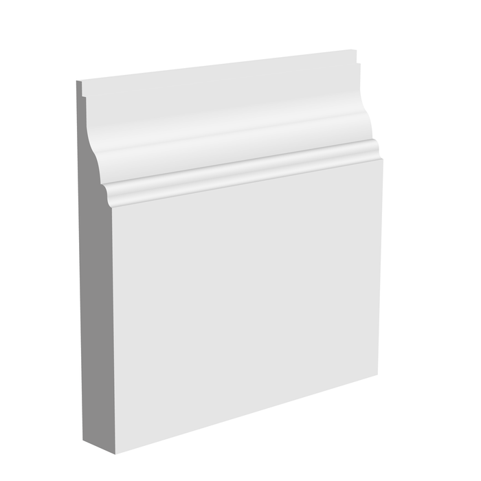 120mm Lambs Tongue II MDF Skirting Board - Primed or Unprimed