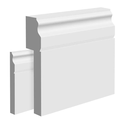 Unprimed Paris MDF Skirting Board Cover