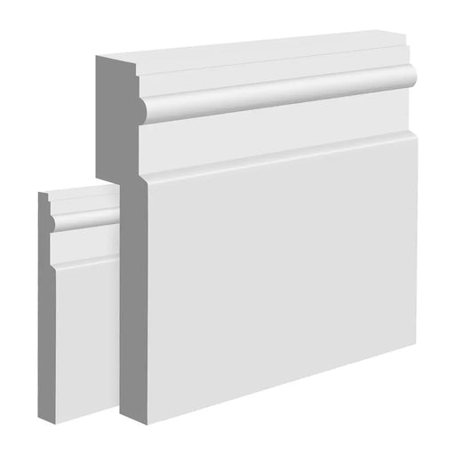 Unprimed Reed I MDF Skirting Board Cover