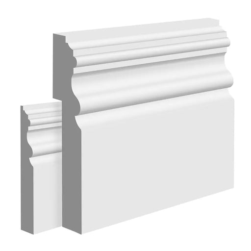 Primed Vienna MDF Skirting Board Cover