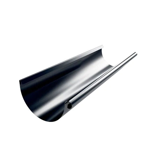 RoofArt Scandic Rainwater System - Steel Half Round Gutter - 3.0m long x 125mm diameter - Painted or Galvanised