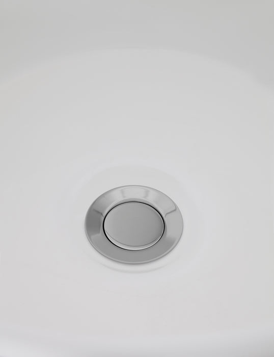 Hurlingham Bathroom Basin Waste, Unslotted Flip-top Basin Waste - 60mm