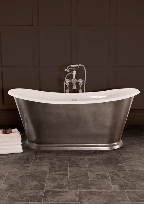 Hurlingham Caravel Bateau Freestanding Cast Iron Bath 1675 x 720mm