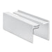 Durasid White Shiplap Cladding 2-Part U Trim