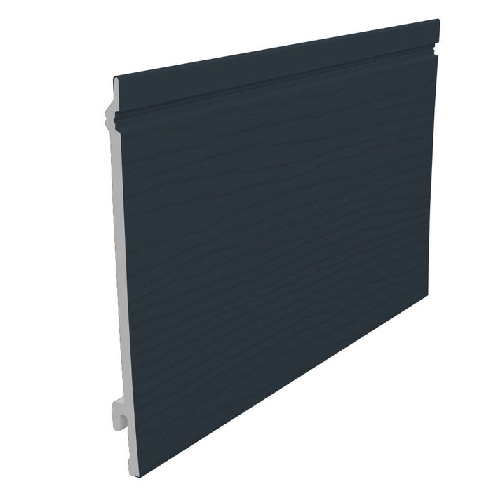 Anthracite Grey Fortex Weatherboard Embossed Cladding 170mm (5m length)