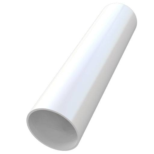 White Freefoam Round Downpipe (5.5m length)