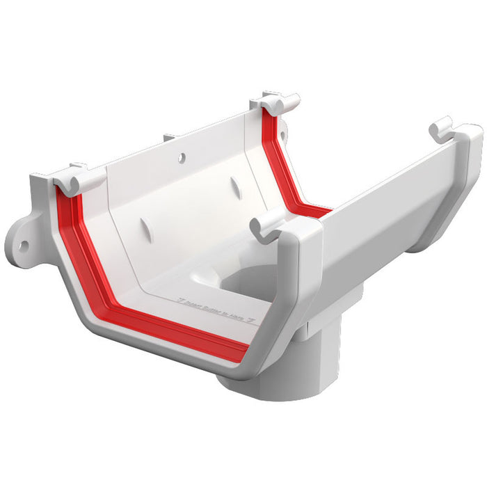 White Freefoam Square Running Outlet