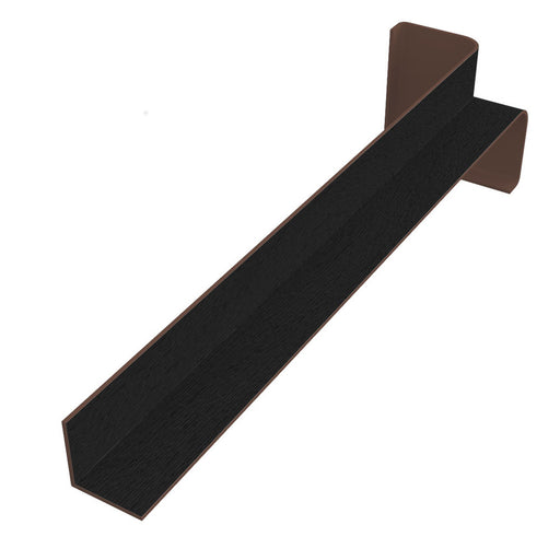 Black Ash Freefoam Square Fascia Reveal Liner Internal Corner (300mm length)