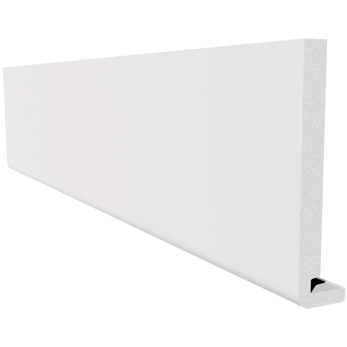 White Freefoam Replacement Square Leg Fascia 150mm (5m length) — Trade ...