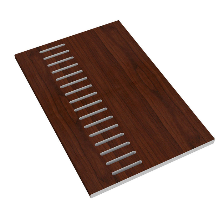 Mahogany Woodgrain Freefoam Vented General Purpose Flat Board 150mm (5m length)