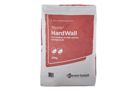 British Gypsum Thistle Hardwall Plaster 25Kg