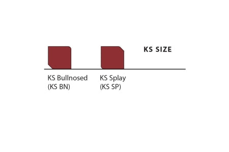 Marshalls Keykerb Small Bullnosed Charcoal Kerb Pack 125mm x 100mm x 127mm