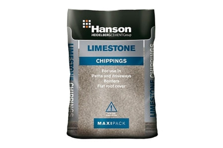 Limestone Chips 20mm Clean Trade Pack