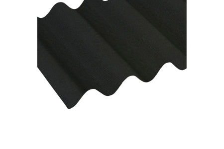 Ariel Coroline Corrugated Roofing Sheet Black 2000x950mm