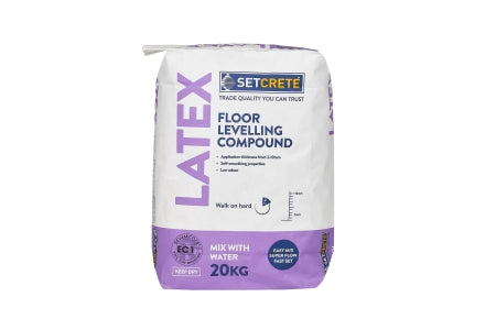 Setcrete Latex Floor Levelling Compound 20kg T0603E5A