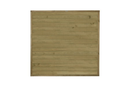 Fence Panel - Pressure Treated Horizontal Tongue and Groove - 6ft 1.83m x 1.83m - Pack of 5