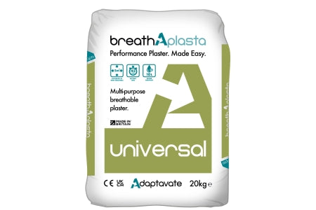 Adaptavate Breathaplasta Quick Setting Lime Plaster 20kg 854091