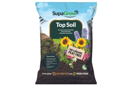 SupaGrow Topsoil Sealed Bags 25L