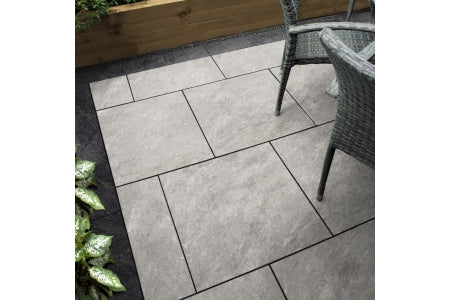 Vitripiazza Cava Quartz Rectified Porcelain Floor Tile - Lucenta - 600 x 600 x 20mm