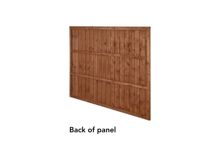 6 ft x 5ft 1.83m x 1.52m Closeboard Fence Panel