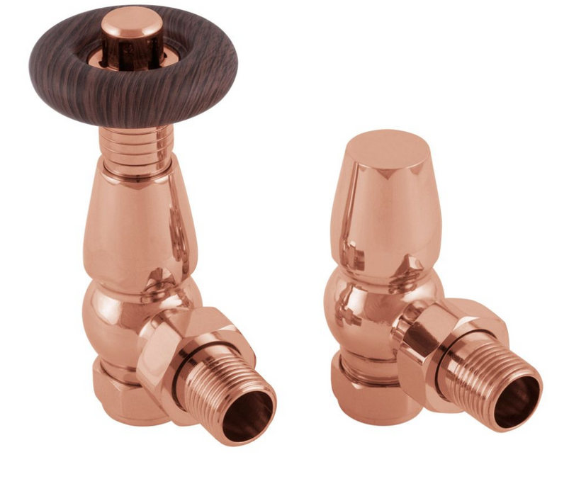 Carron Kingsgrove Thermostatic Valve- Unlacquered Copper Finish