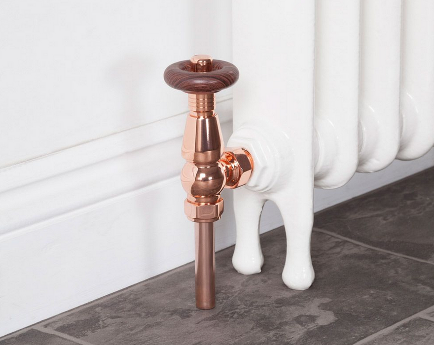 Carron Kingsgrove Thermostatic Valve- Unlacquered Copper Finish