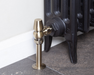 Carron Kingsgrove Thermostatic Radiator Valve- Laquered Antique Brass