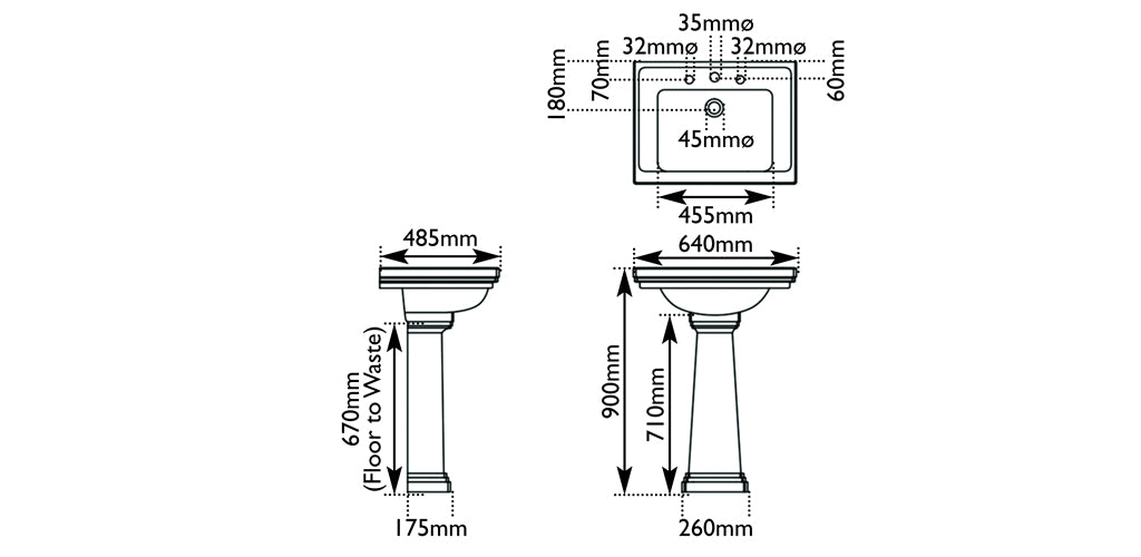 Hurlingham Highgate Low Level Traditional Toilet- WC, Cistern & Pan