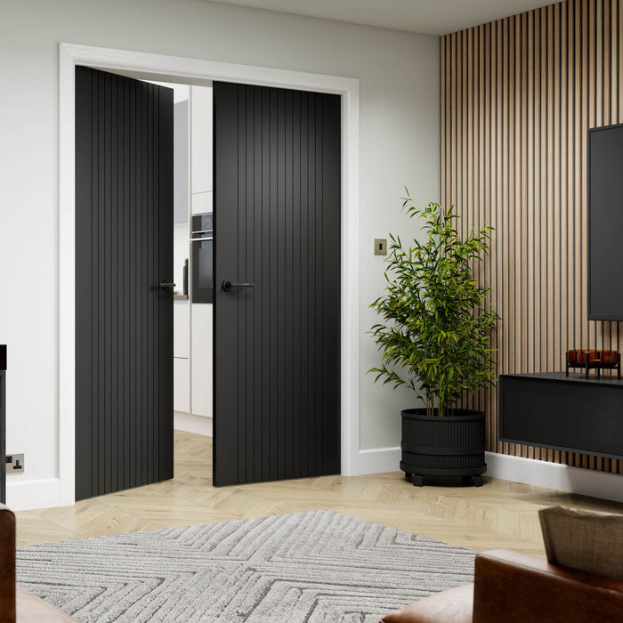 JB Kind Aria Black Internal Fire Door