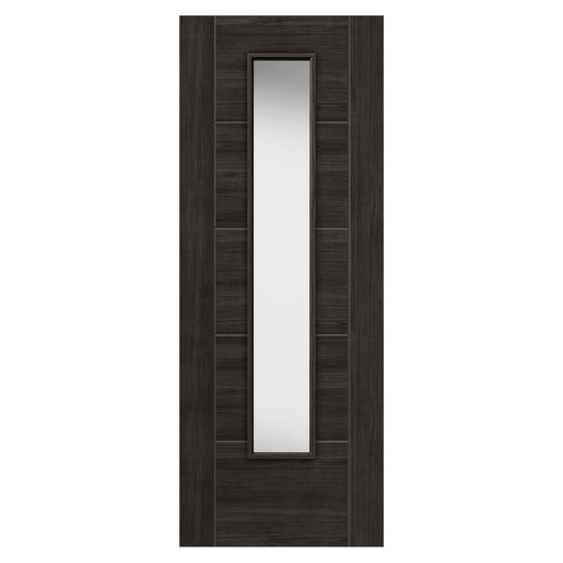 JB Kind TIGRIS DARK GREY GLAZED INTERNAL DOOR P/F 35 X 1981 X 686