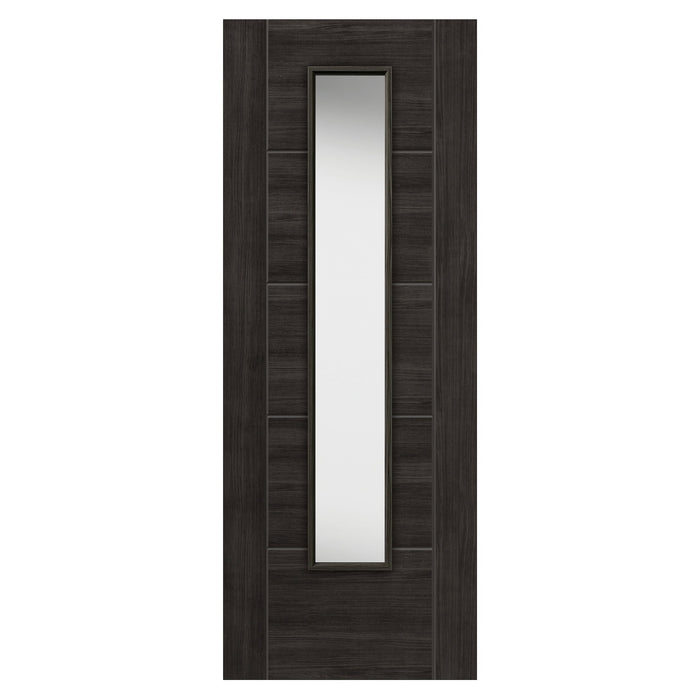 JB Kind TIGRIS DARK GREY GLAZED INTERNAL DOOR P/F 35 X 1981 X 686