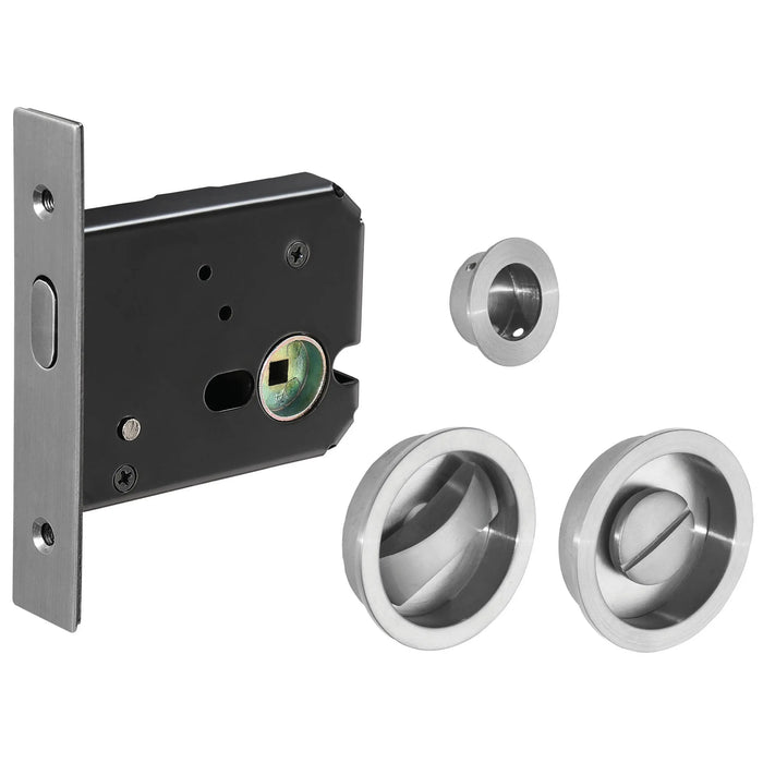 JB Kind Bathroom Door Lock Pack Matt Black