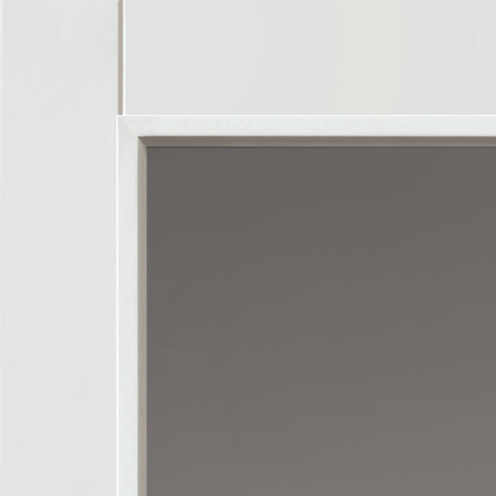 JB Kind Tobago White Glazed Fire Door