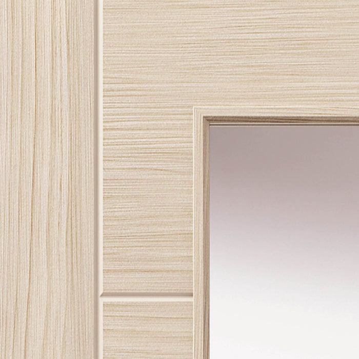 JB Kind Tigris Ivory Glazed Laminate Internal Door