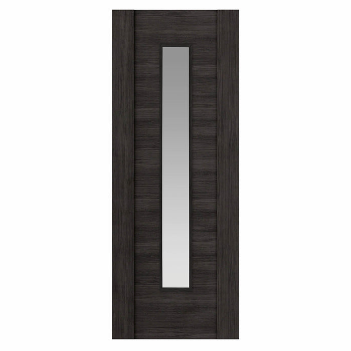 JB Kind ALABAMA DARK GREY GLAZED INTERNAL DOOR P/F 35 X 1981 X 686