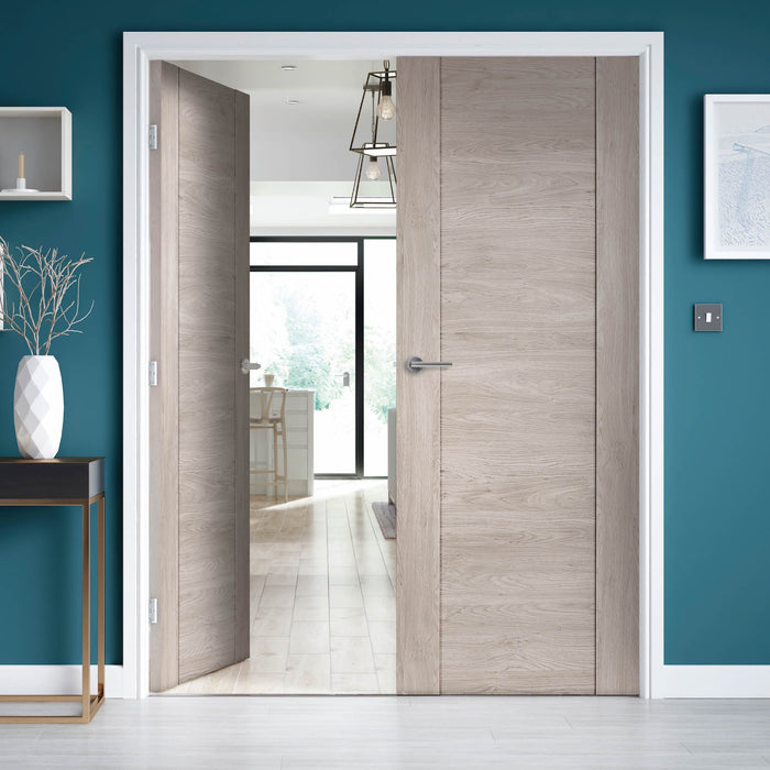 JB Kind Alabama Light Grey Laminate Internal Fire Door